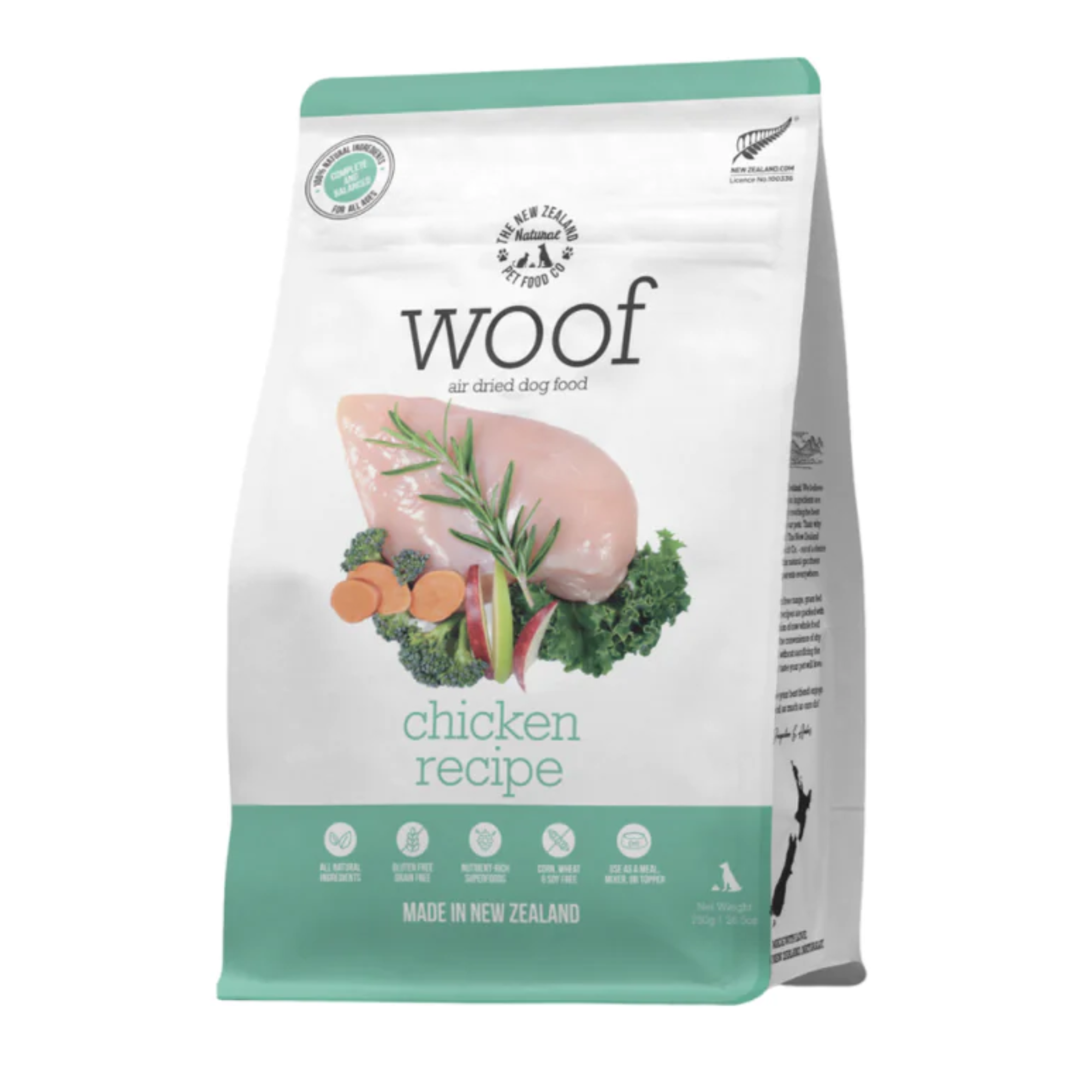 New Zealand Natural Pet Food Co. Woof Air Dried Chicken Recipe