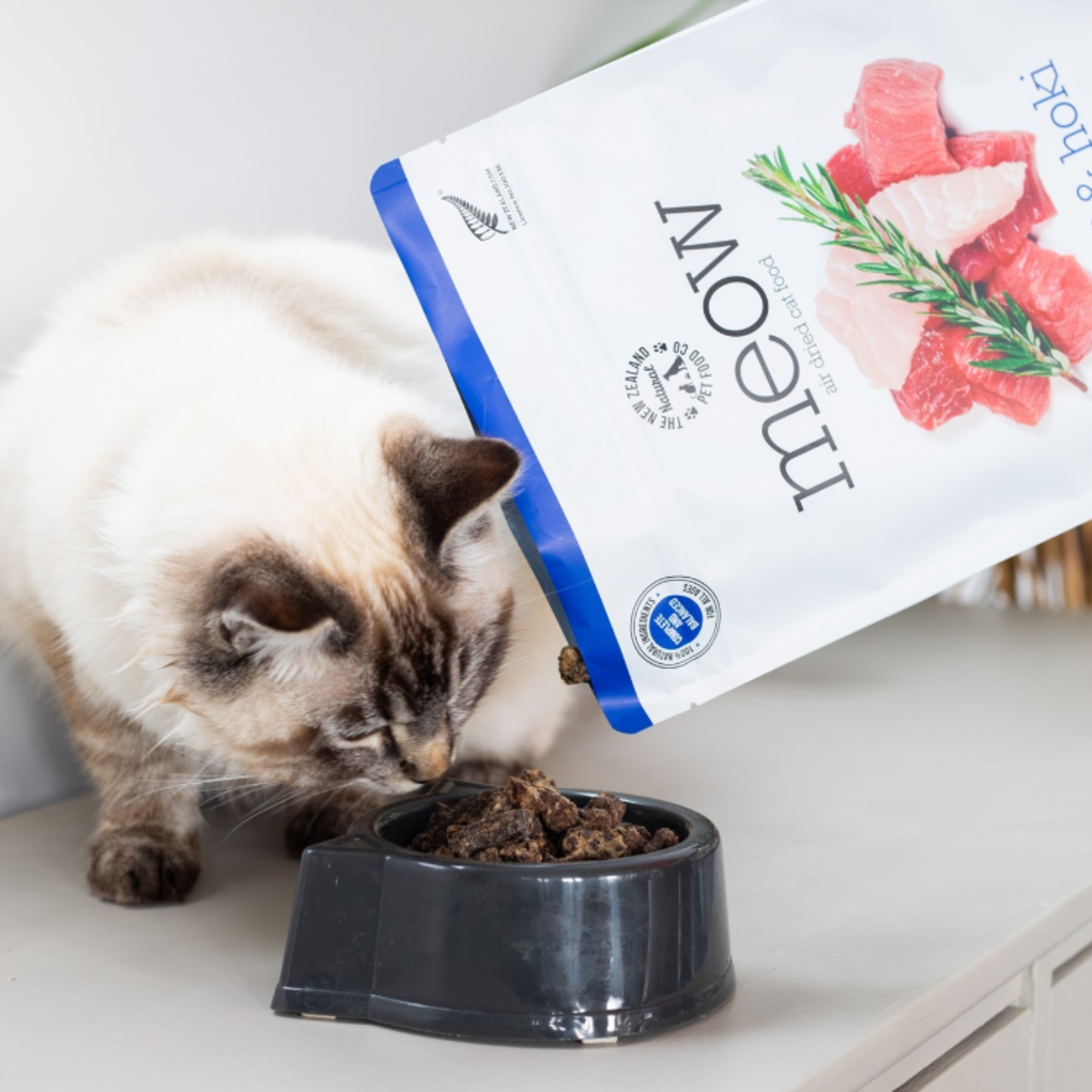 New Zealand Natural Pet Food Co. Meow Air Dried Beef & Hoki Recipe