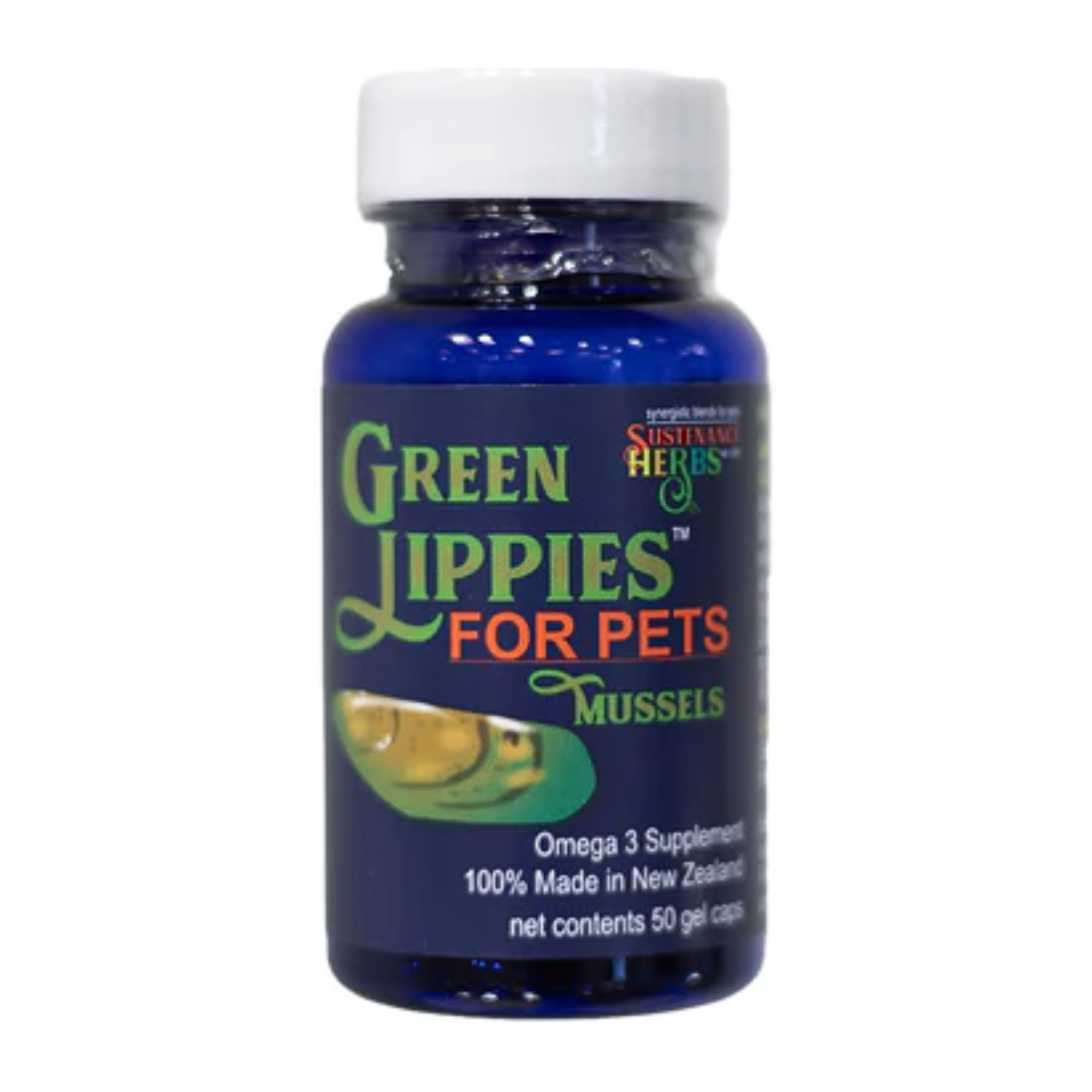 Sustenance Herbs Green Lippies Green Lipped Mussel Capsules