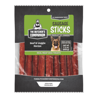 The Butchers Companion Beef & Veggie Sausage Sticks