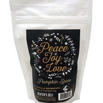 Healthy Hound Products Peace Love Joy Pumpkin Spice Biscuits