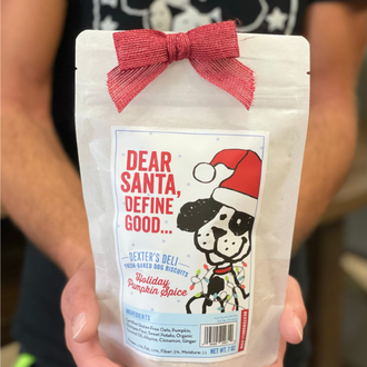 Healthy Hound Products Dear Santa Pumpkin Spice Biscuits