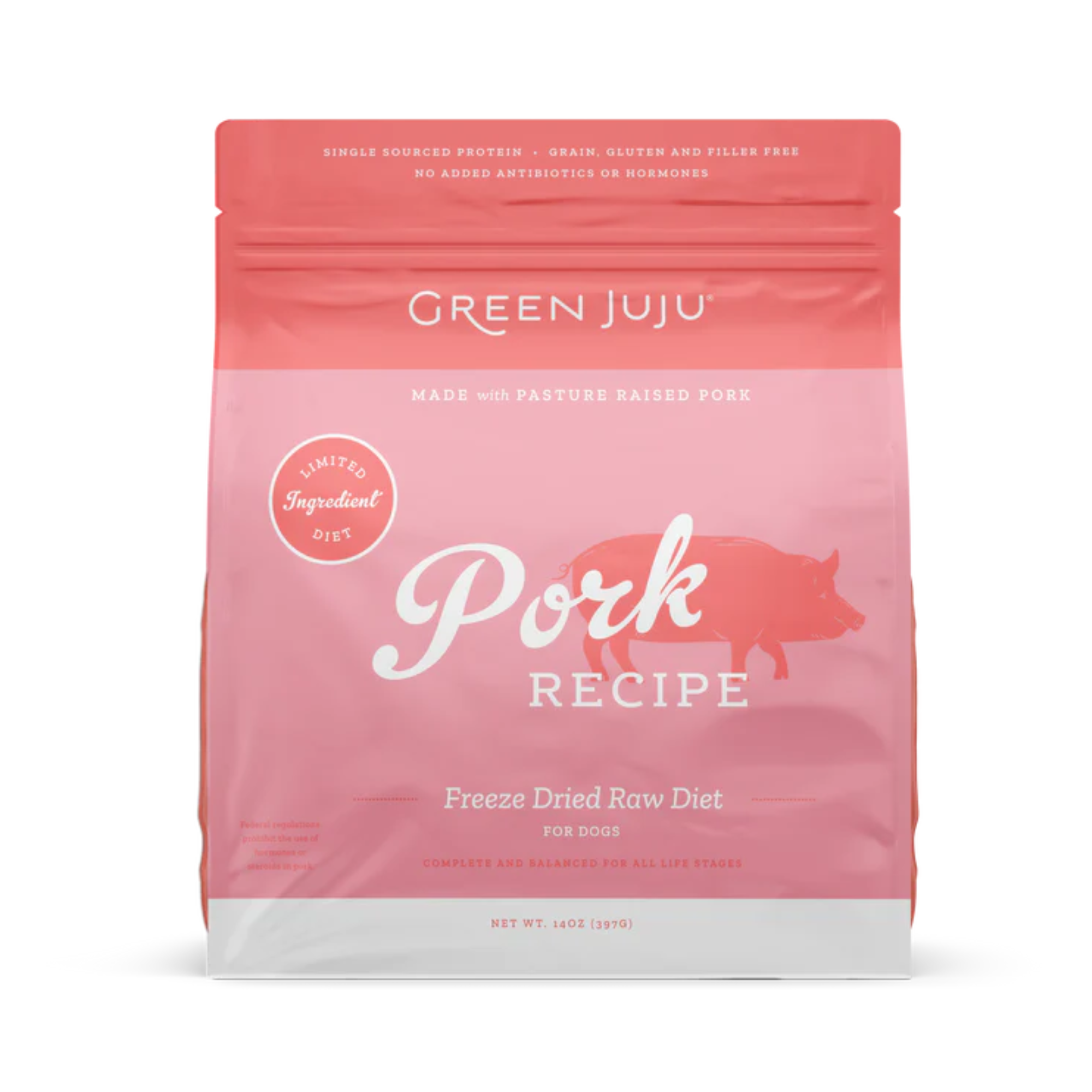 Green Juju Green Juju Freeze-Dried Pork Recipe