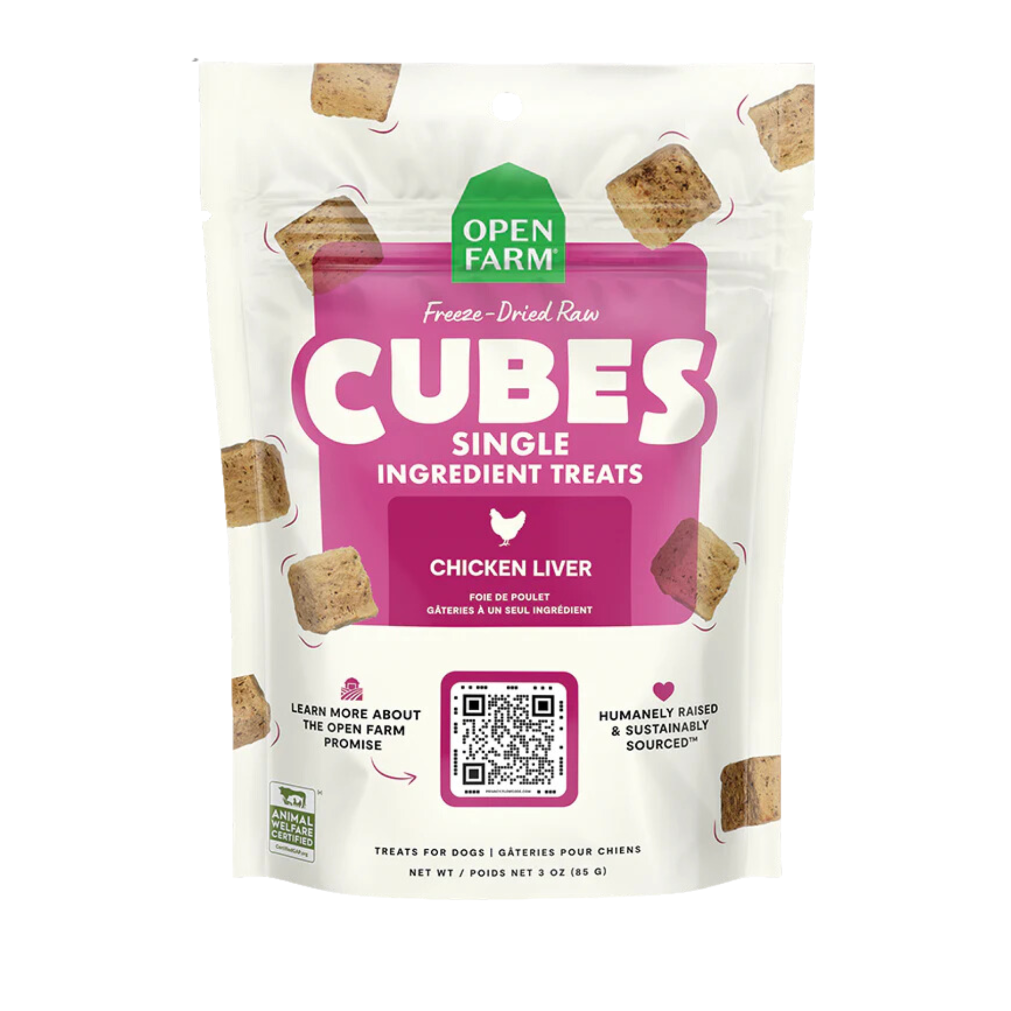 Open Farm Open Farm Cubes Chicken Liver Treat
