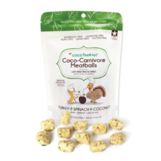CocoTherapy Coco-Carnivore Turkey Meatballs