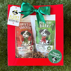 Dexter's Gifts Holiday Jerky Sampler Gift Bag with Chicken & Pork