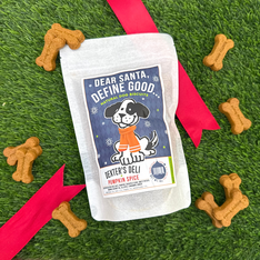 Healthy Hound Products Dear Santa Pumpkin Spice Biscuits