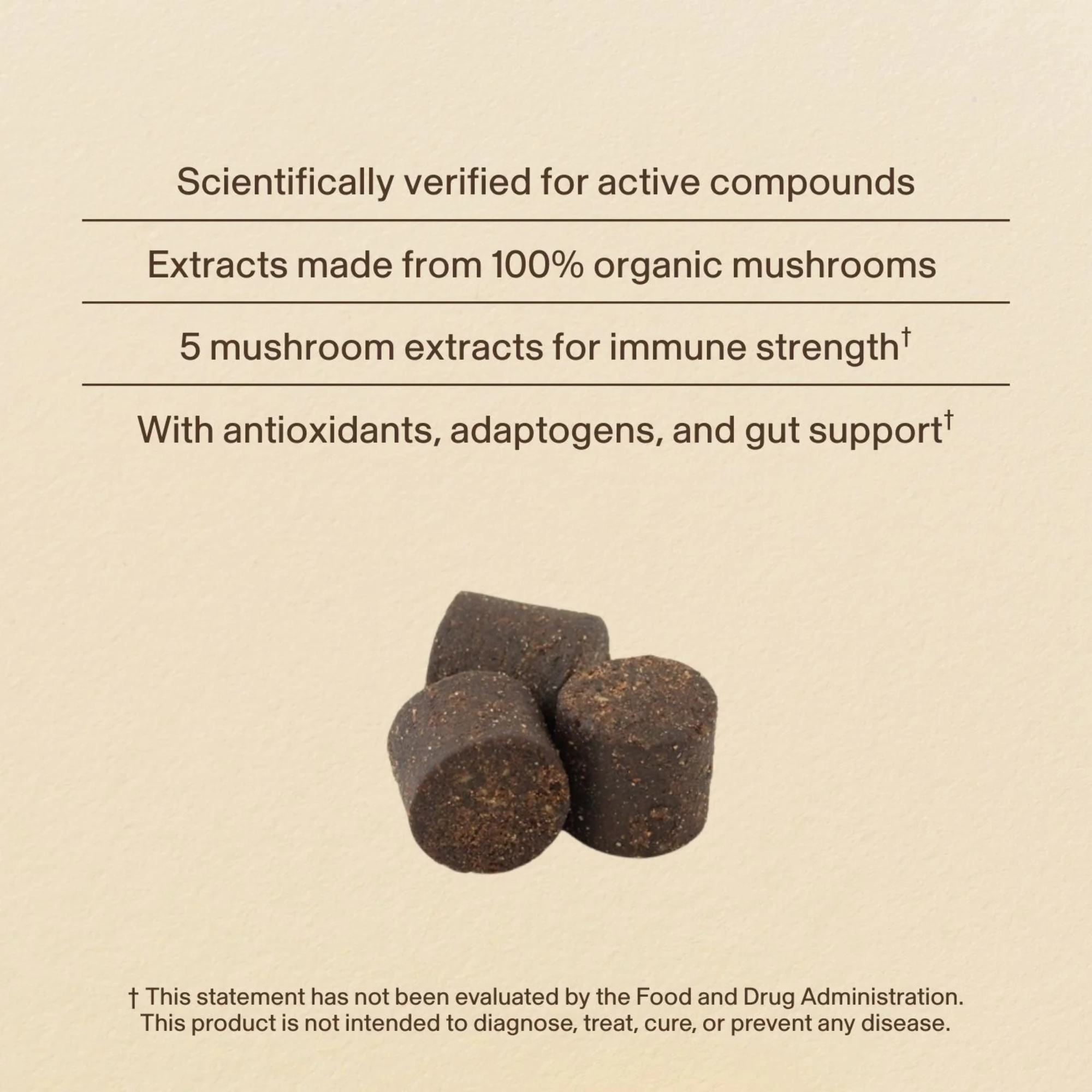 Real Mushrooms Real Mushrooms Mushroom Immune Soft Chews
