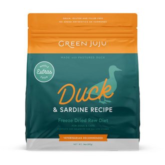 Green Juju Green Juju Freeze-Dried Extras Duck Sardine Recipe