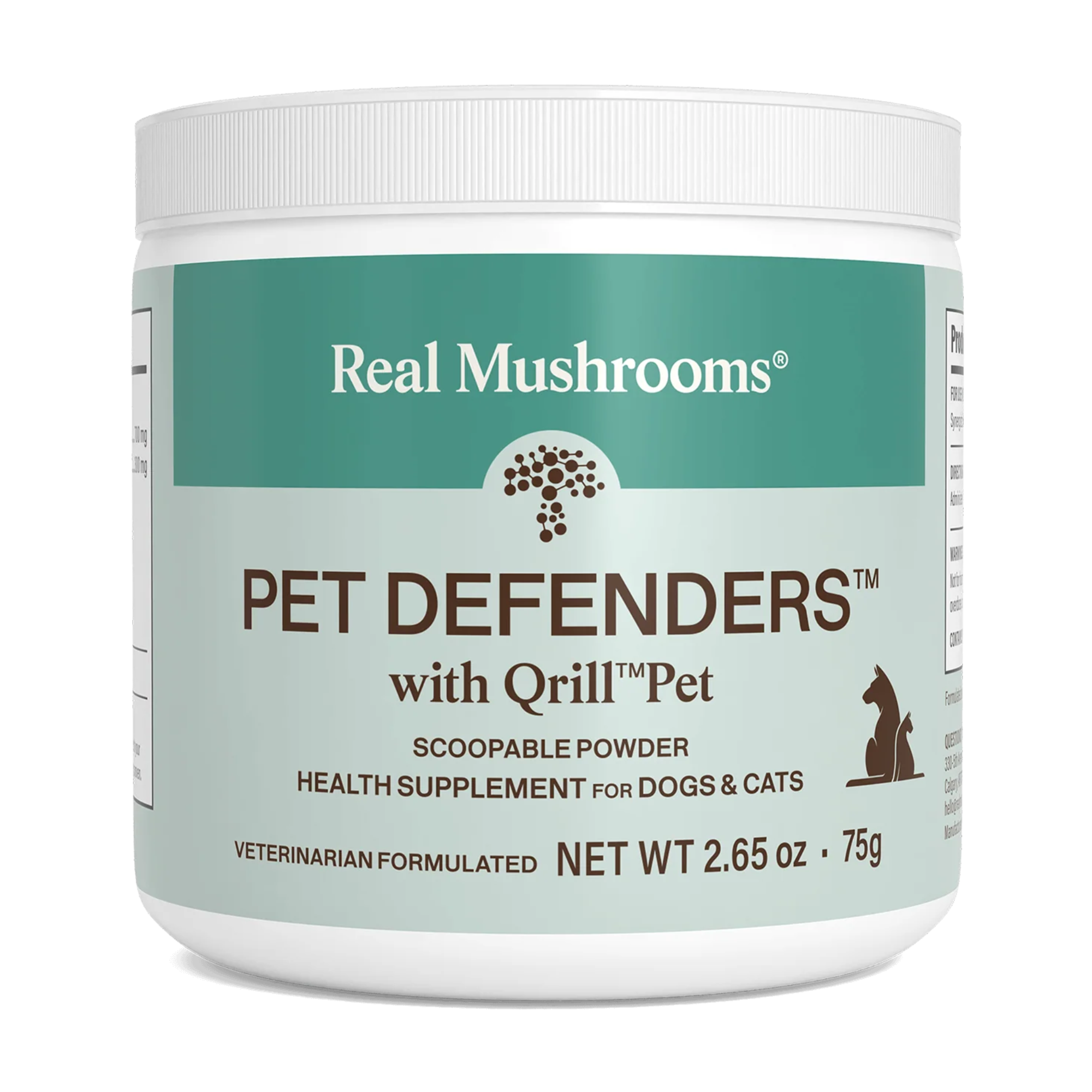 Real Mushrooms Real Mushrooms Pet Defenders with Qrill