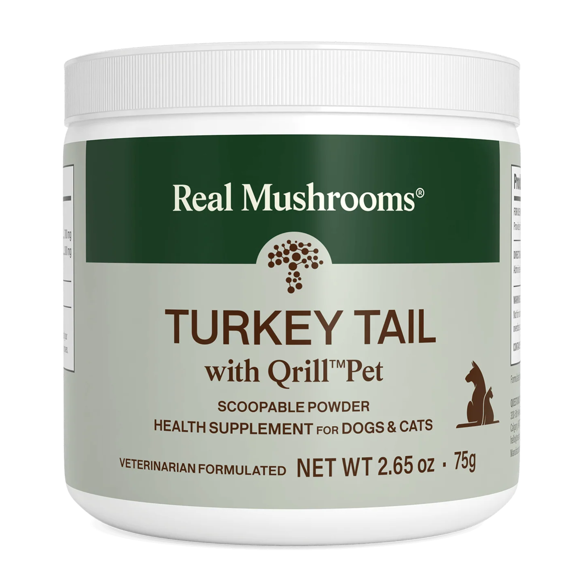 Real Mushrooms Real Mushrooms Turkey Tail with Qrill