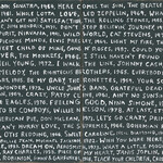 SugarBoo Playlist Art Print Gallery Wrap,  72" x 36"