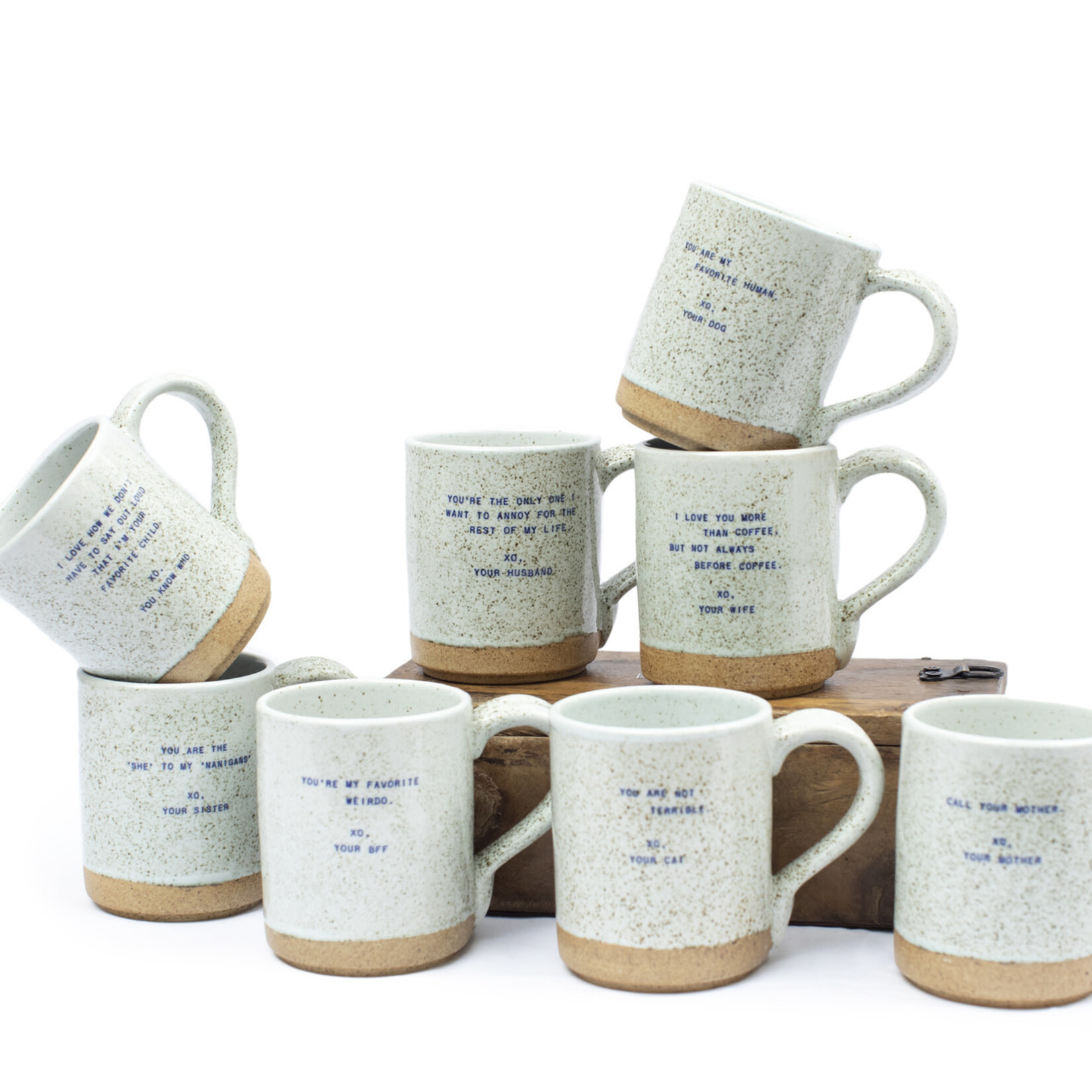SugarBoo XO Family Ceramic Mug