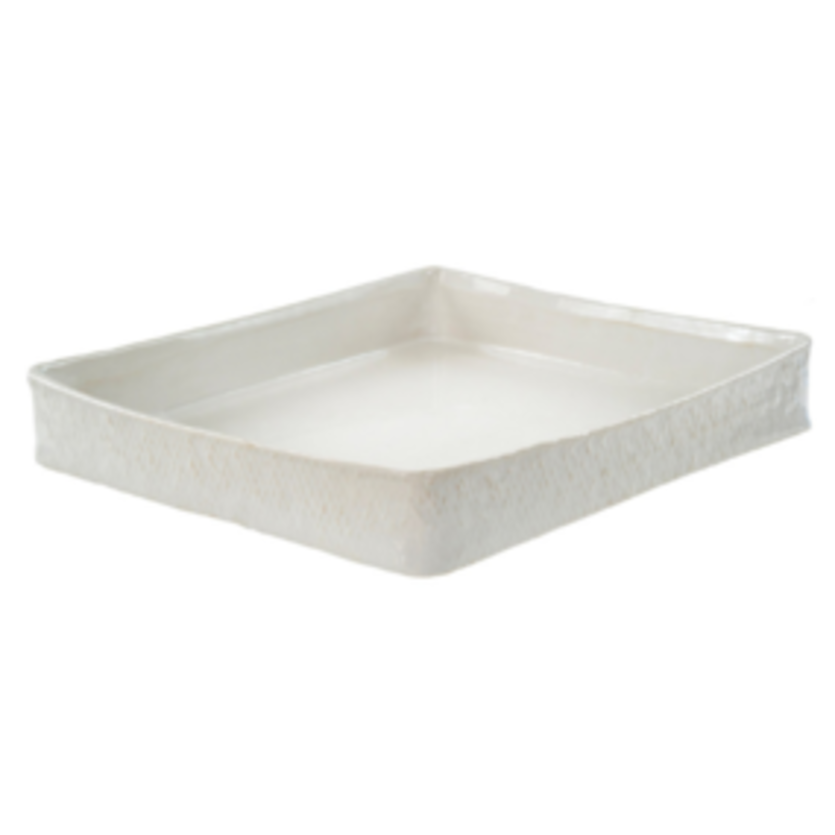 Basketweave Square Tray