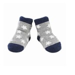 Mudpie White Chenille Star Sock