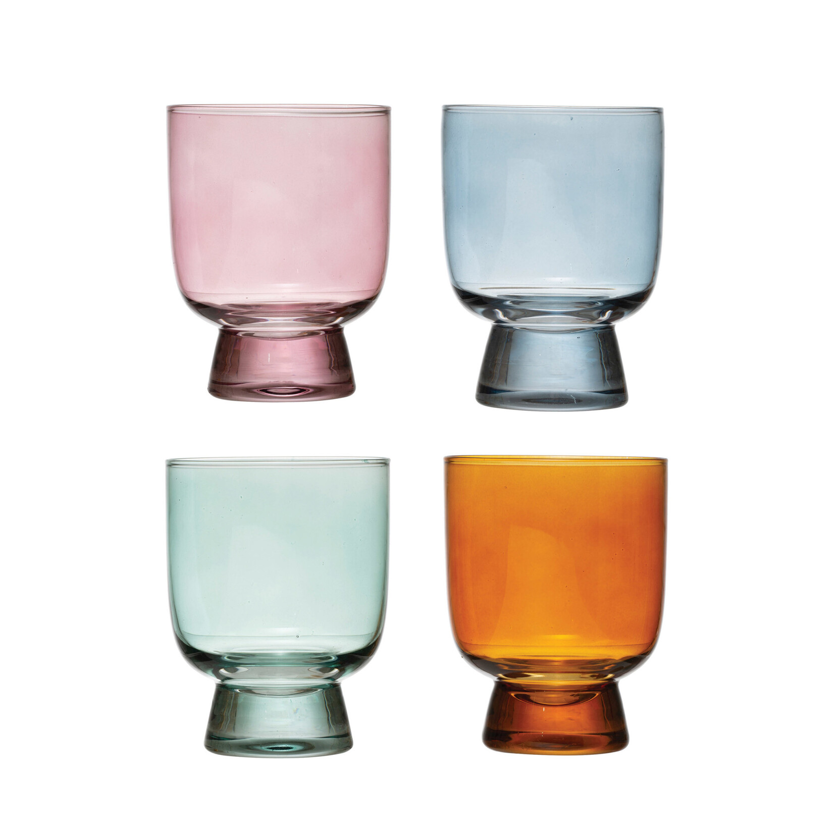 Stemless Glass Colorful