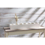 Mudpie Glass Vase with Wood Stand