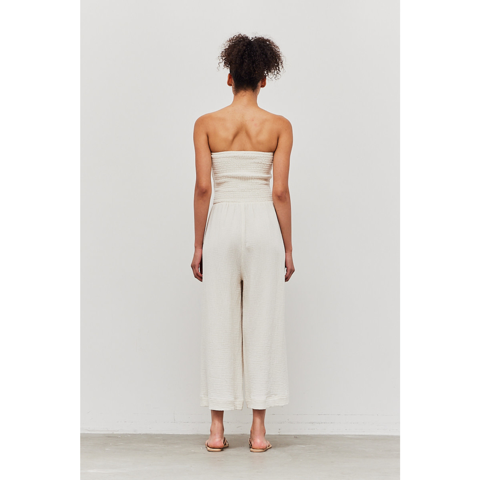 Tie Front Gauze Jumpsuit Theophilus