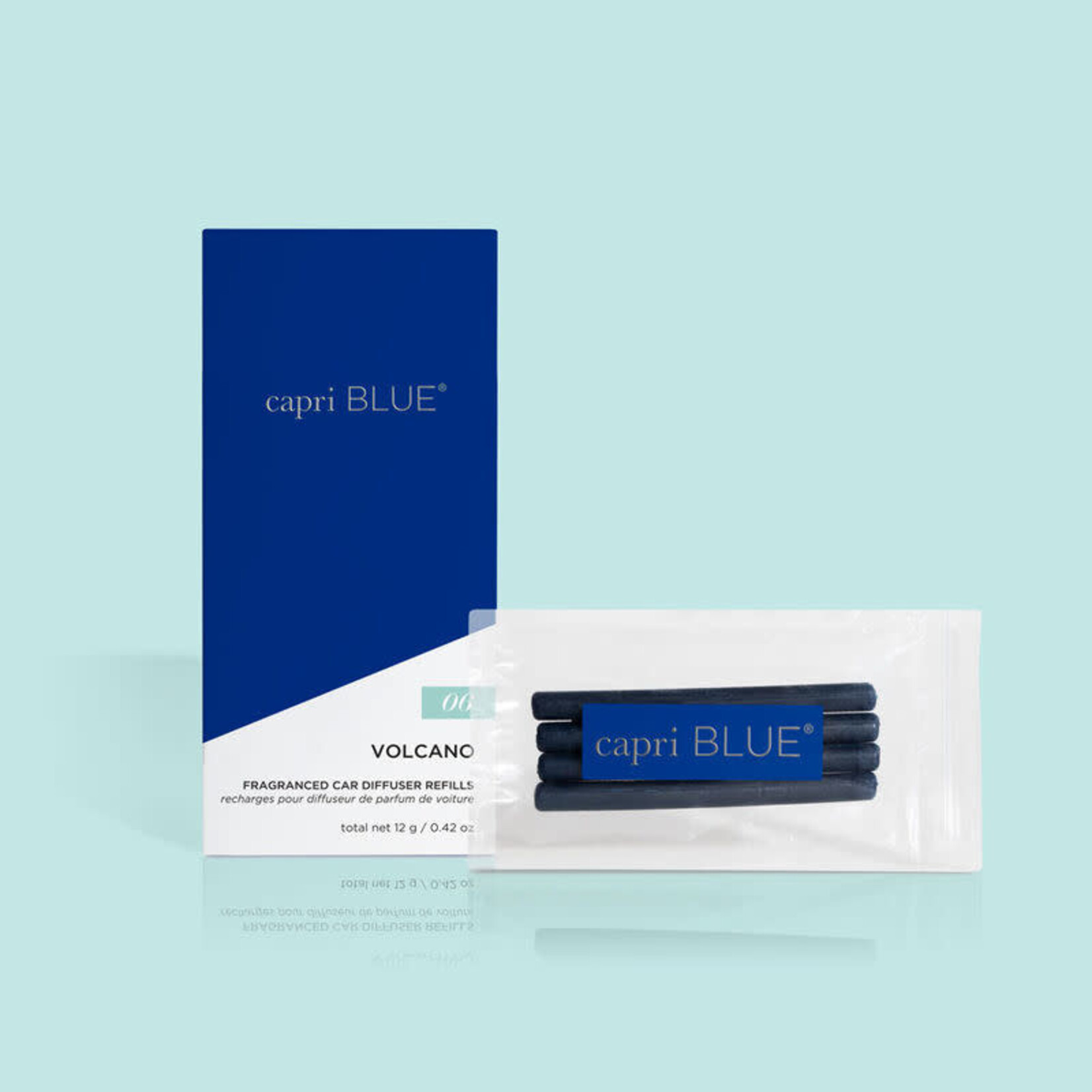 Capri Blue Car Diffuser Refill Sticks, Volcano
