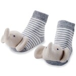 Mudpie Elephant Rattle Toe Socks