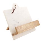 Mudpie Marble Wood Cookbook Holder