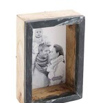 Mudpie Black Marble Block Frame, 4x6