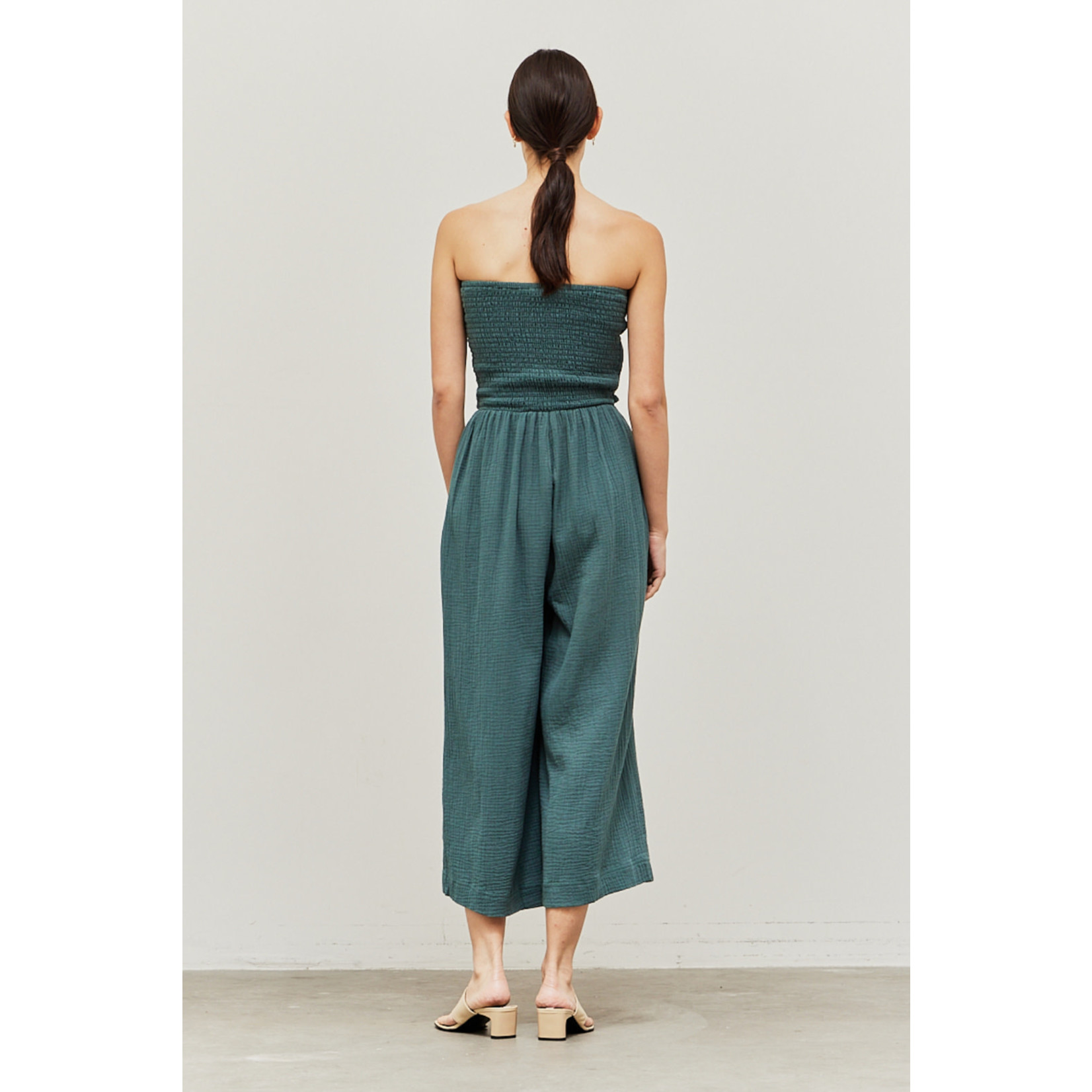 Tie Front Gauze Jumpsuit Theophilus