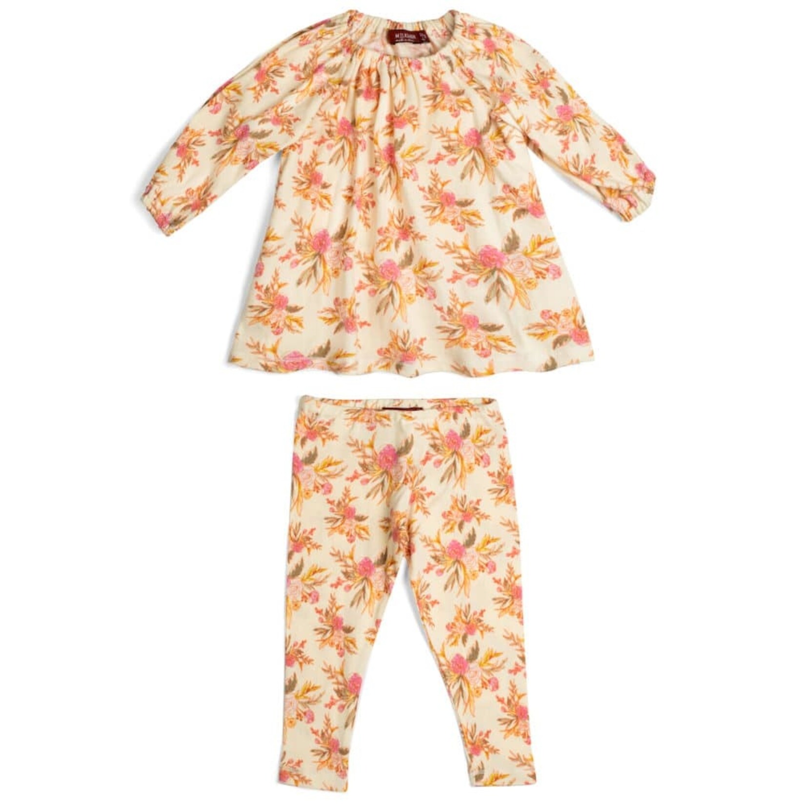 Organic Cotton Dress & Legging Set