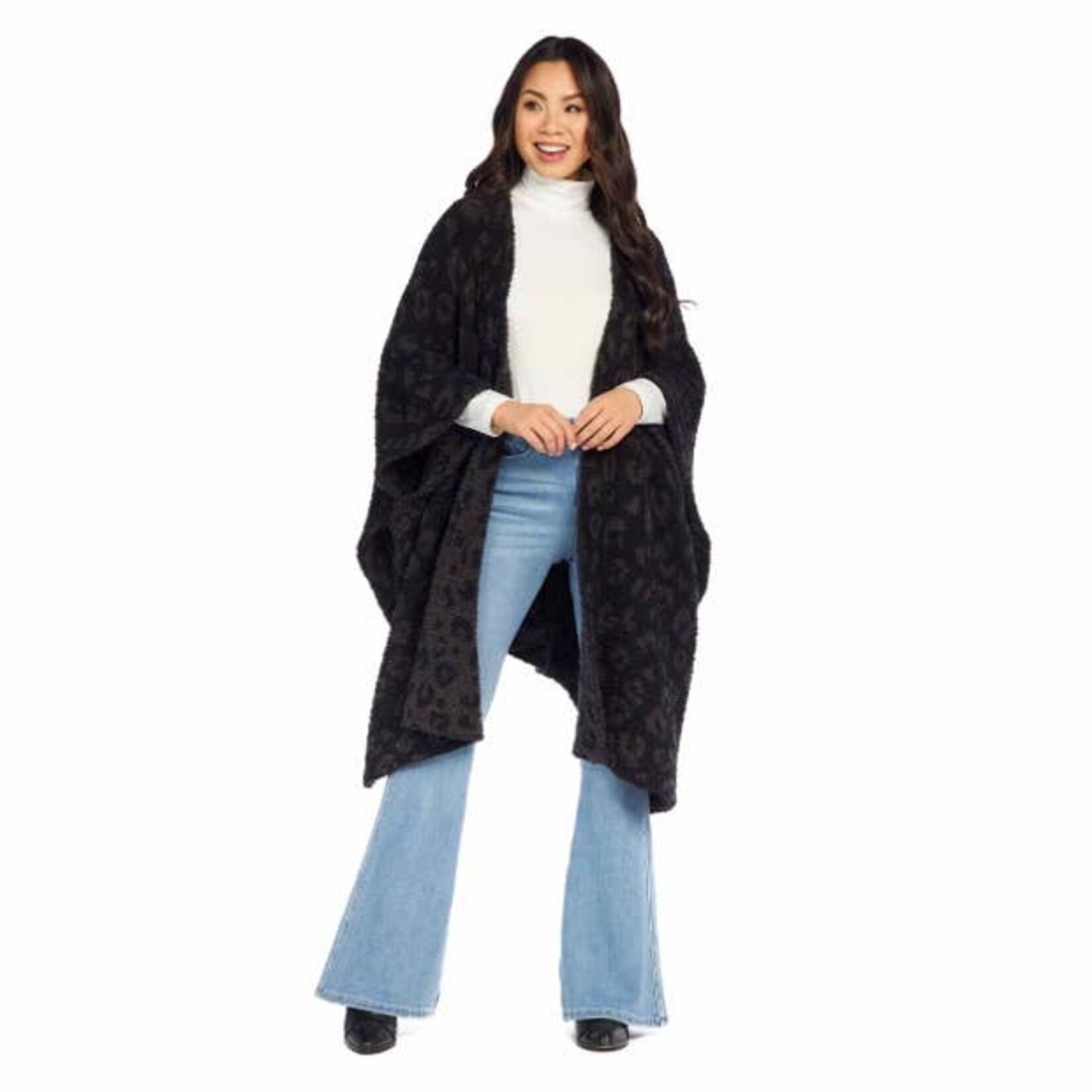 Mudpie Dawn Chenille Poncho