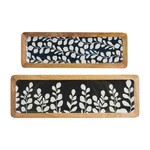 Mudpie Pine Enamel Tray, large