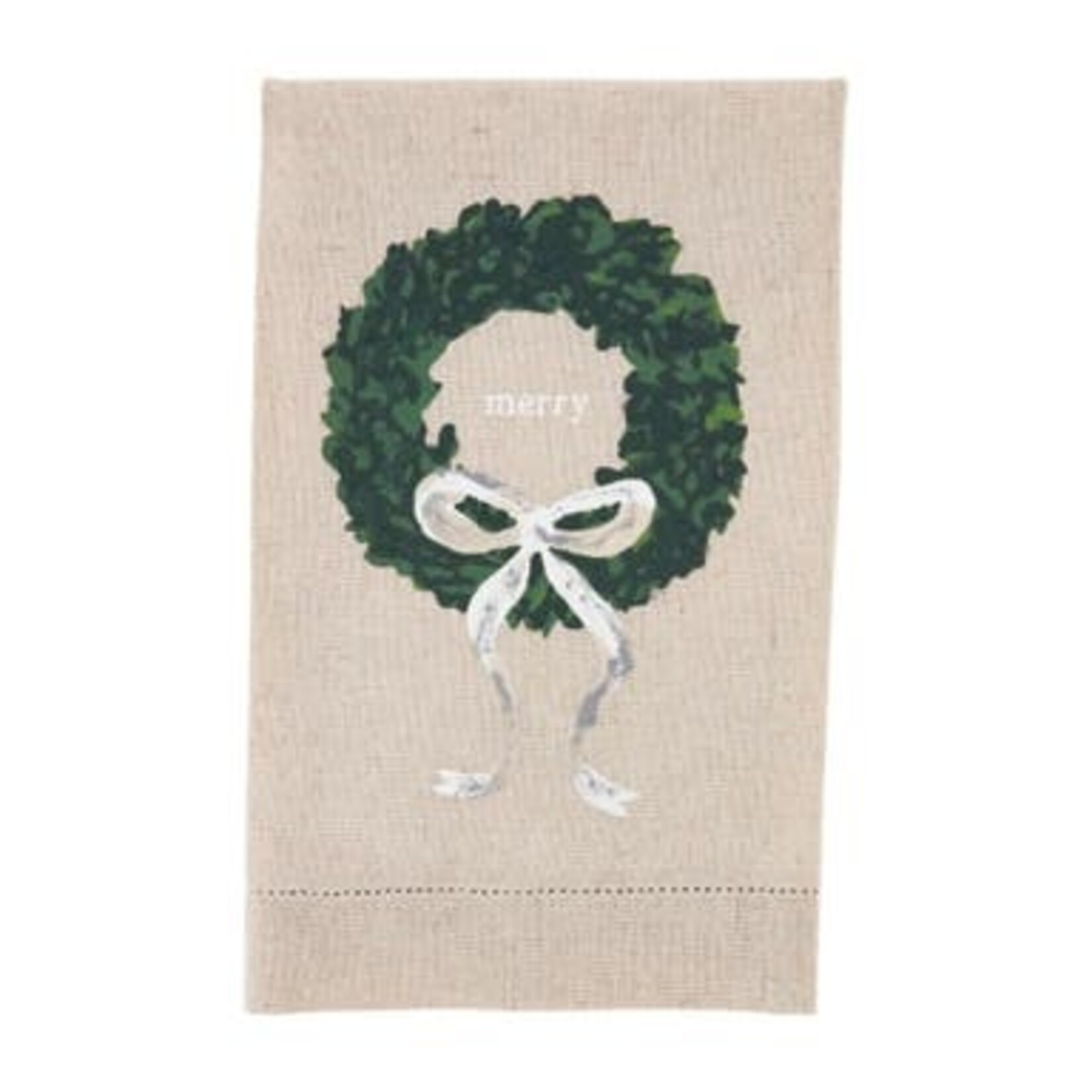 Mudpie Holiday Painted Towel