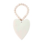 Mudpie White Marble Ornament