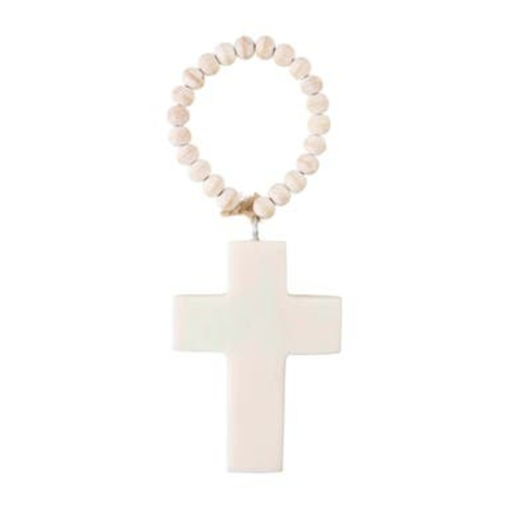 Mudpie White Marble Ornament