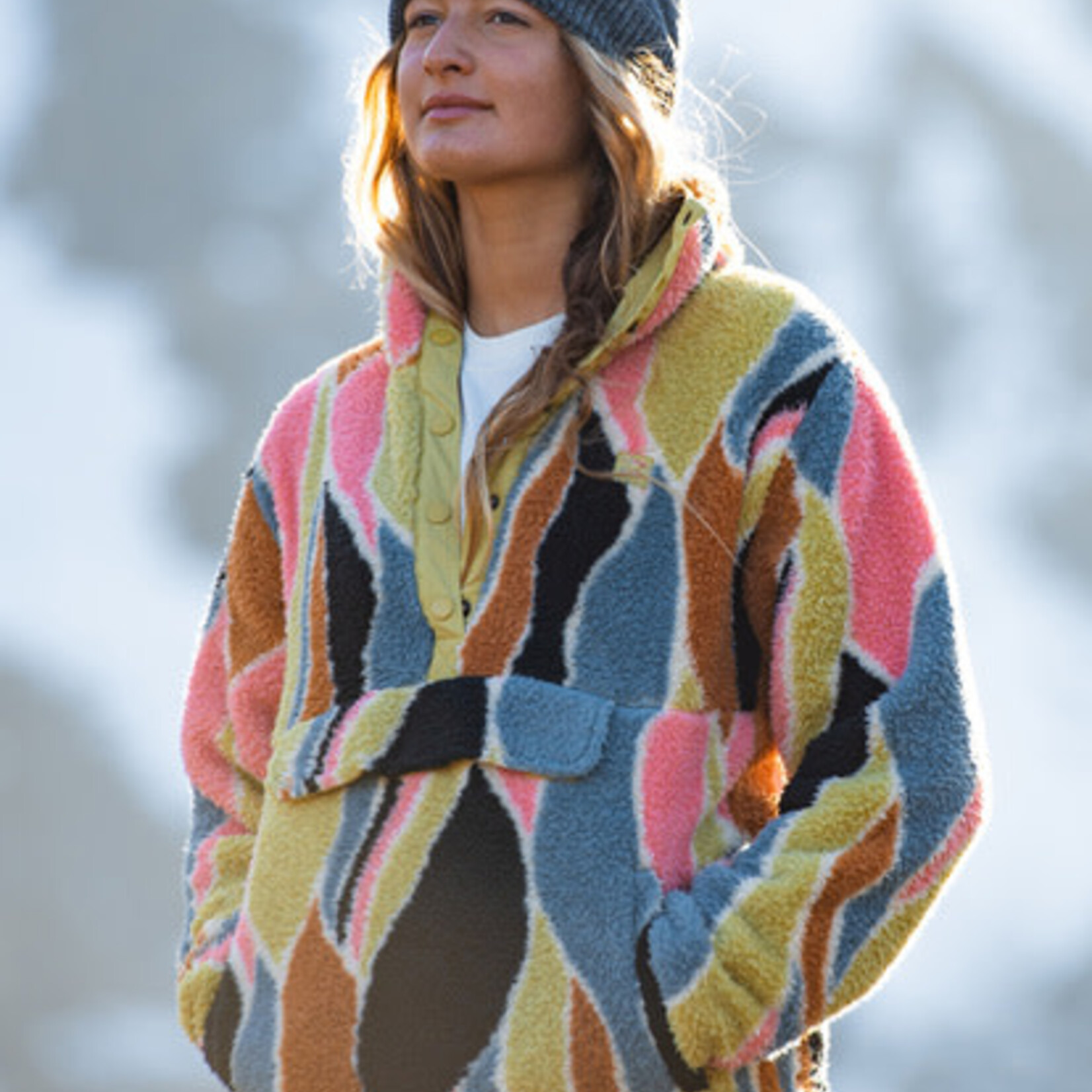 Billabong Switchback Pullover Mock Neck Sweatshirt