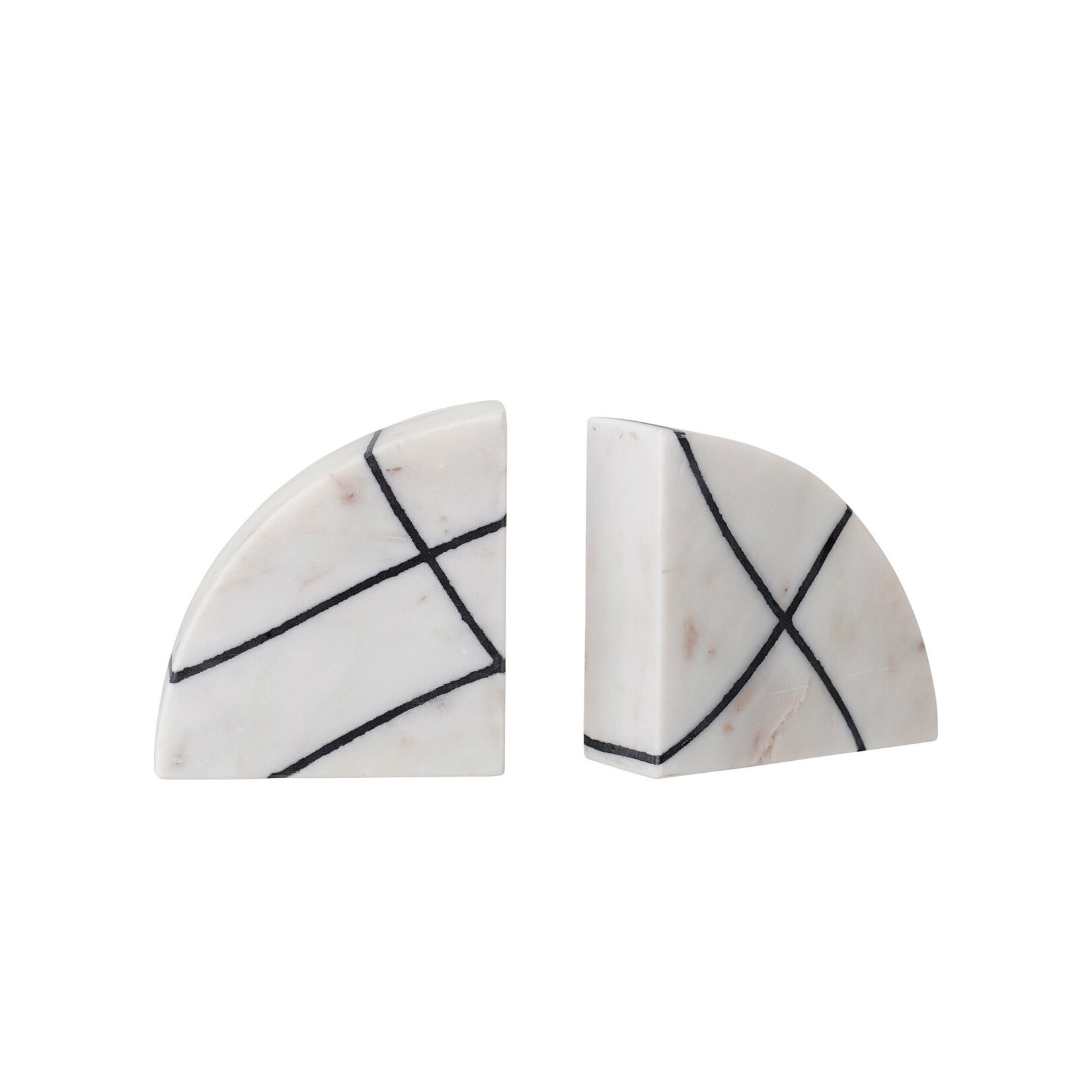 Marble Book Ends Set