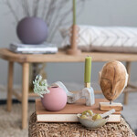 Marble & Brass Wave Taper Holder