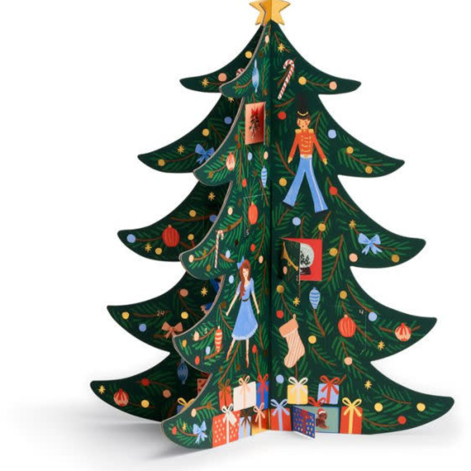 Rifle Paper Co Christmas Tree Advent Calendar Theophilus
