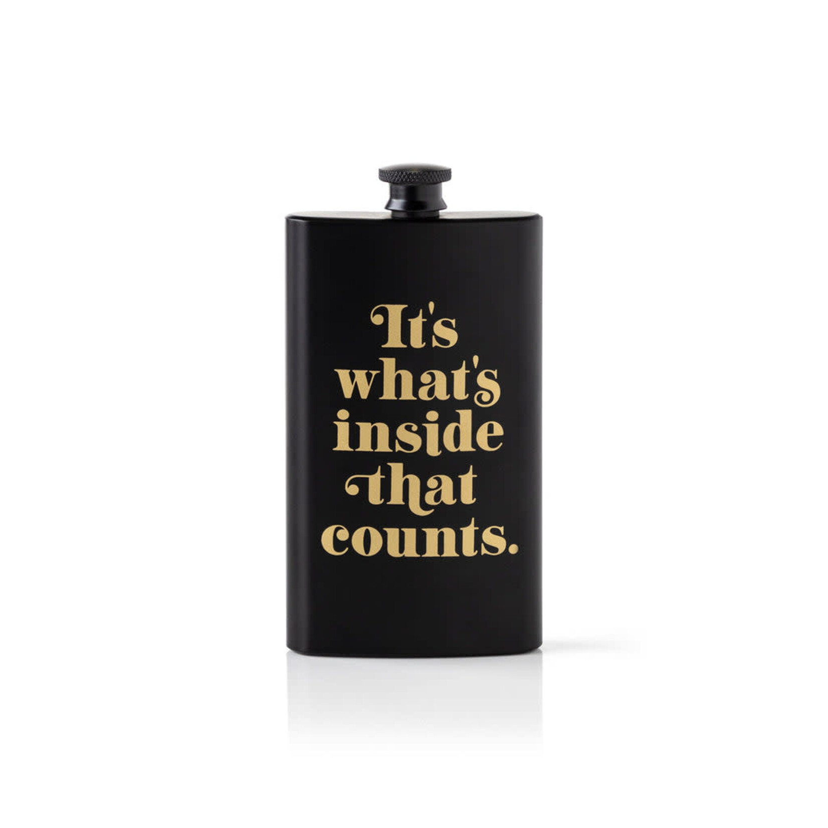 Pocket Flask, It's What's Inside That Counts