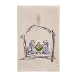 Mudpie Nativity Painted Towel