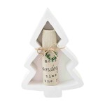 Mudpie Wood Tree Bowl w/ Towel