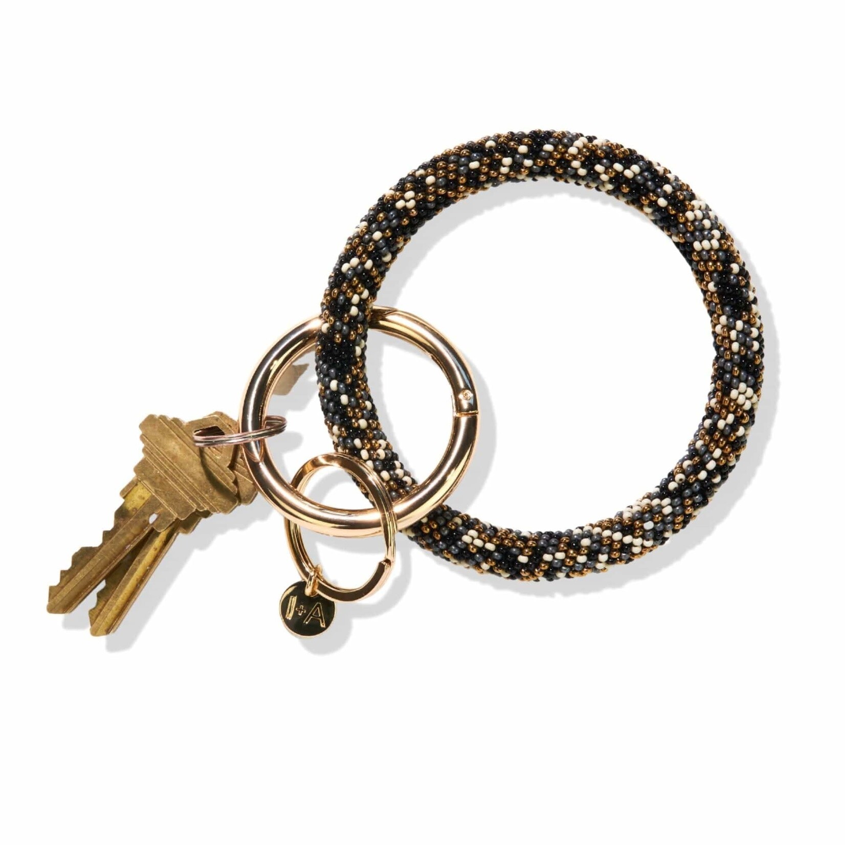 Ink + Alloy Bead Key Ring Multi,