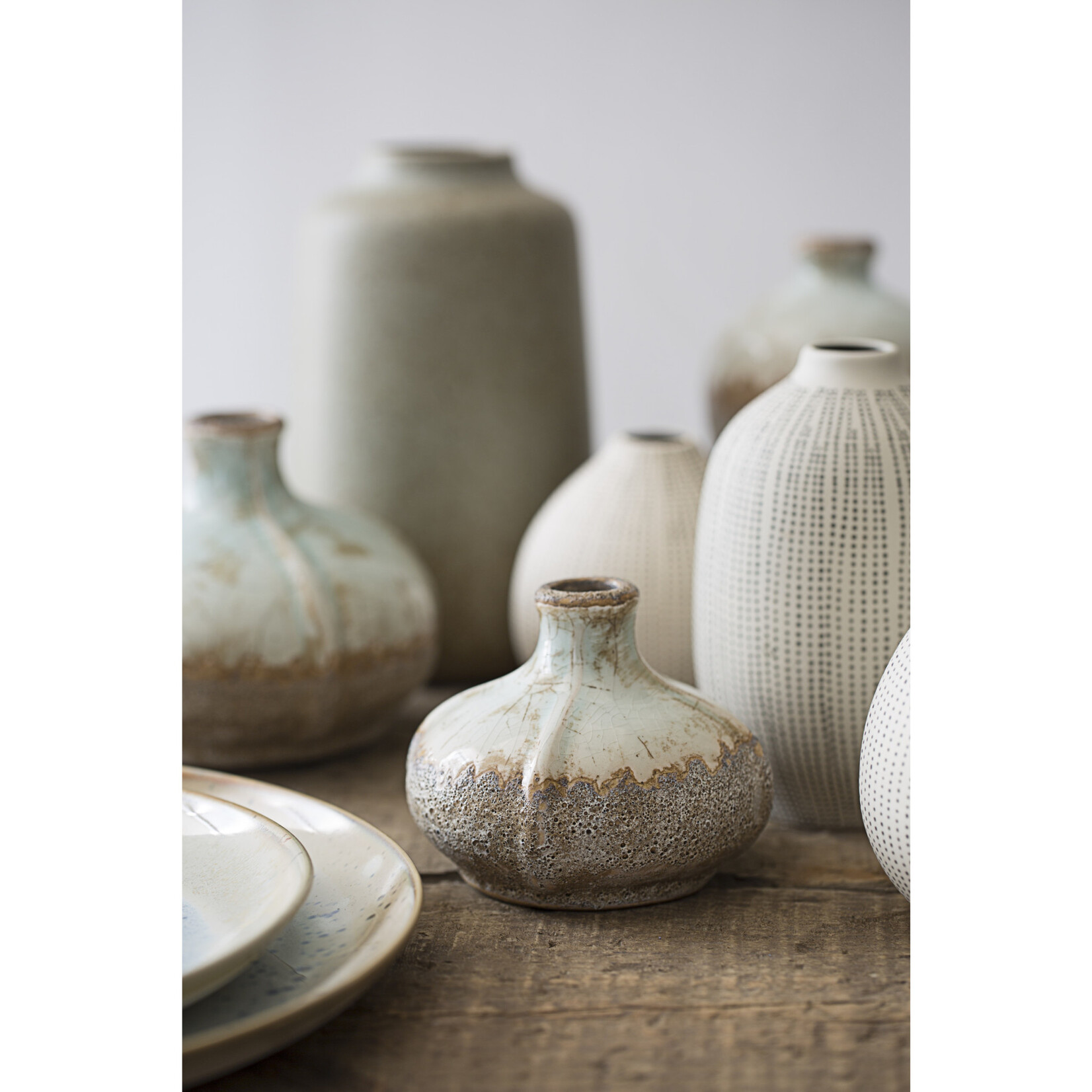 Distressed Terracotta Vase, Tall 6x3