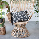 Pillow Black Floral