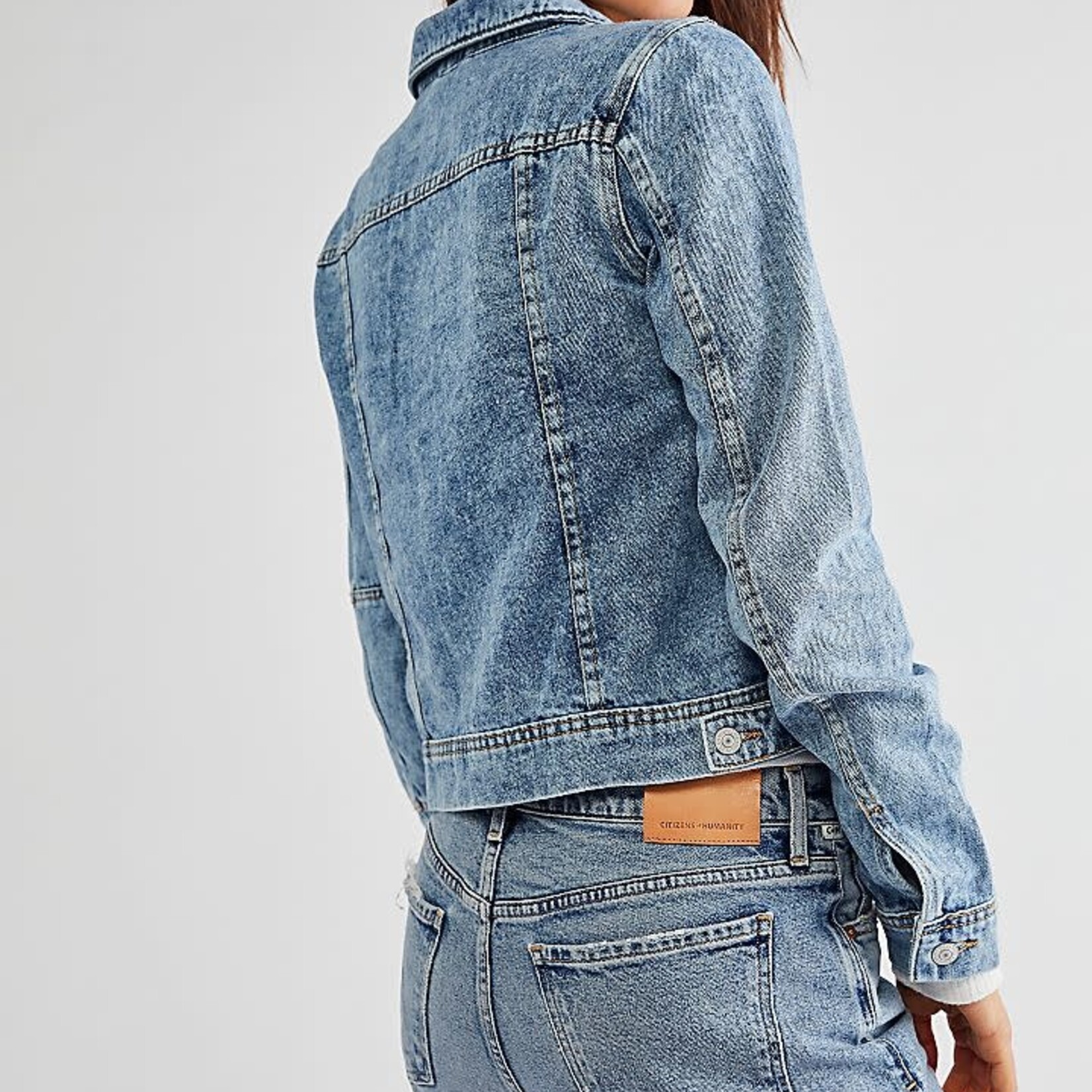 Free People Rumors Denim Jacket
