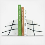 Marble Book Ends Set