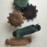 Mudpie Velvet Bolster Pillow