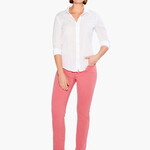 Nic + Zoe Colored Mid Rise Straight Ankle Jeans