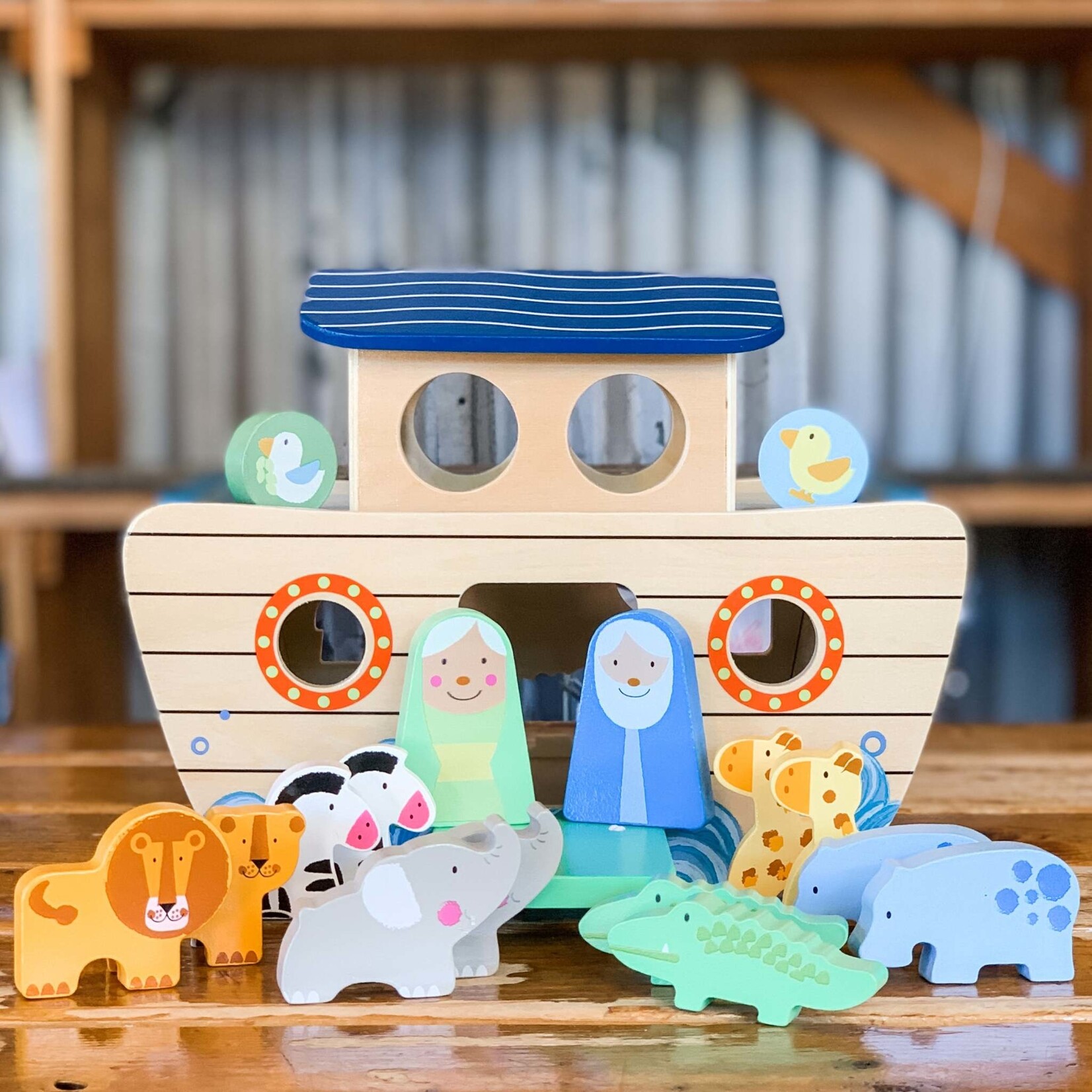 Mudpie Noah's Ark Shape Sorter Puzzle