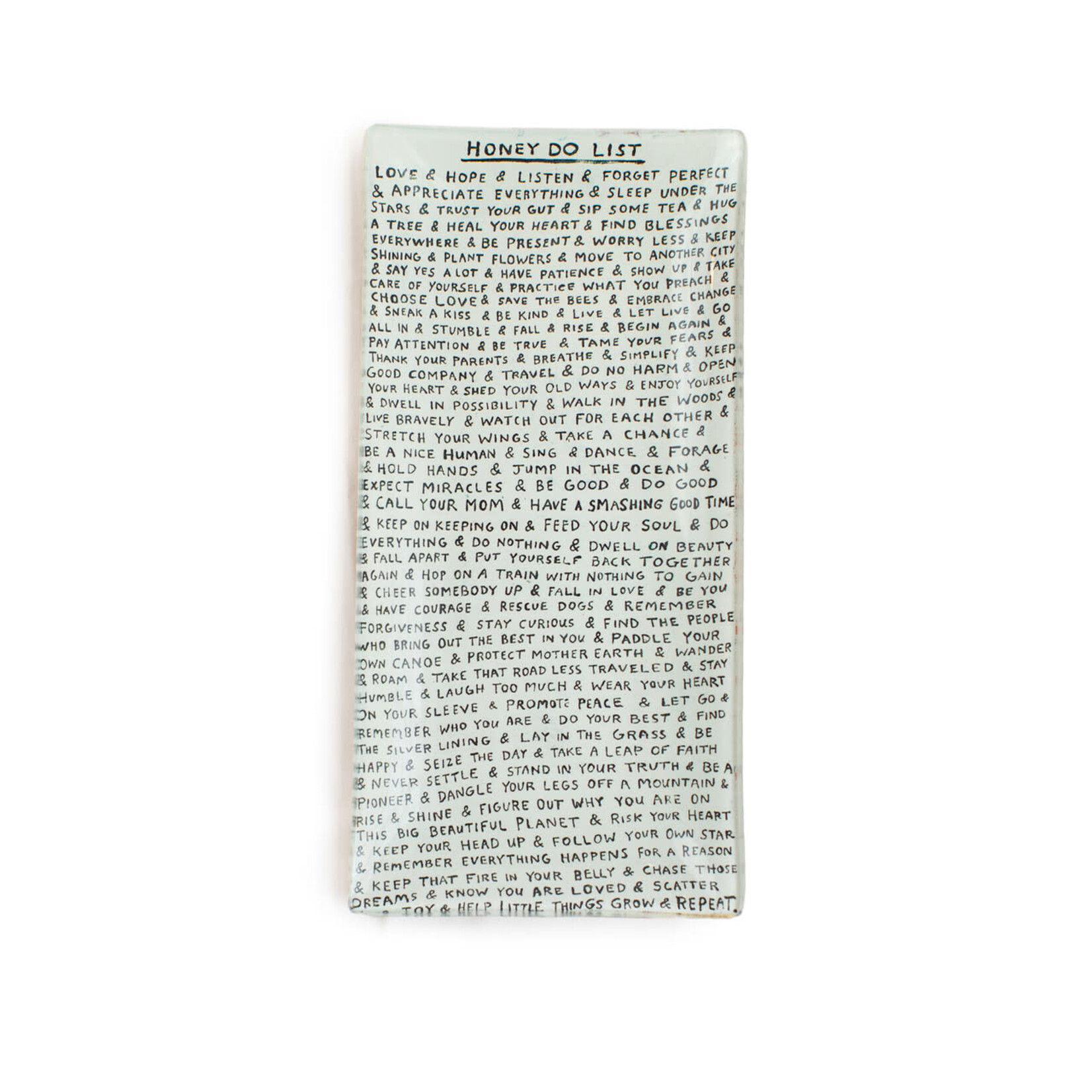 SugarBoo Small Rectangle Decoupage Plate