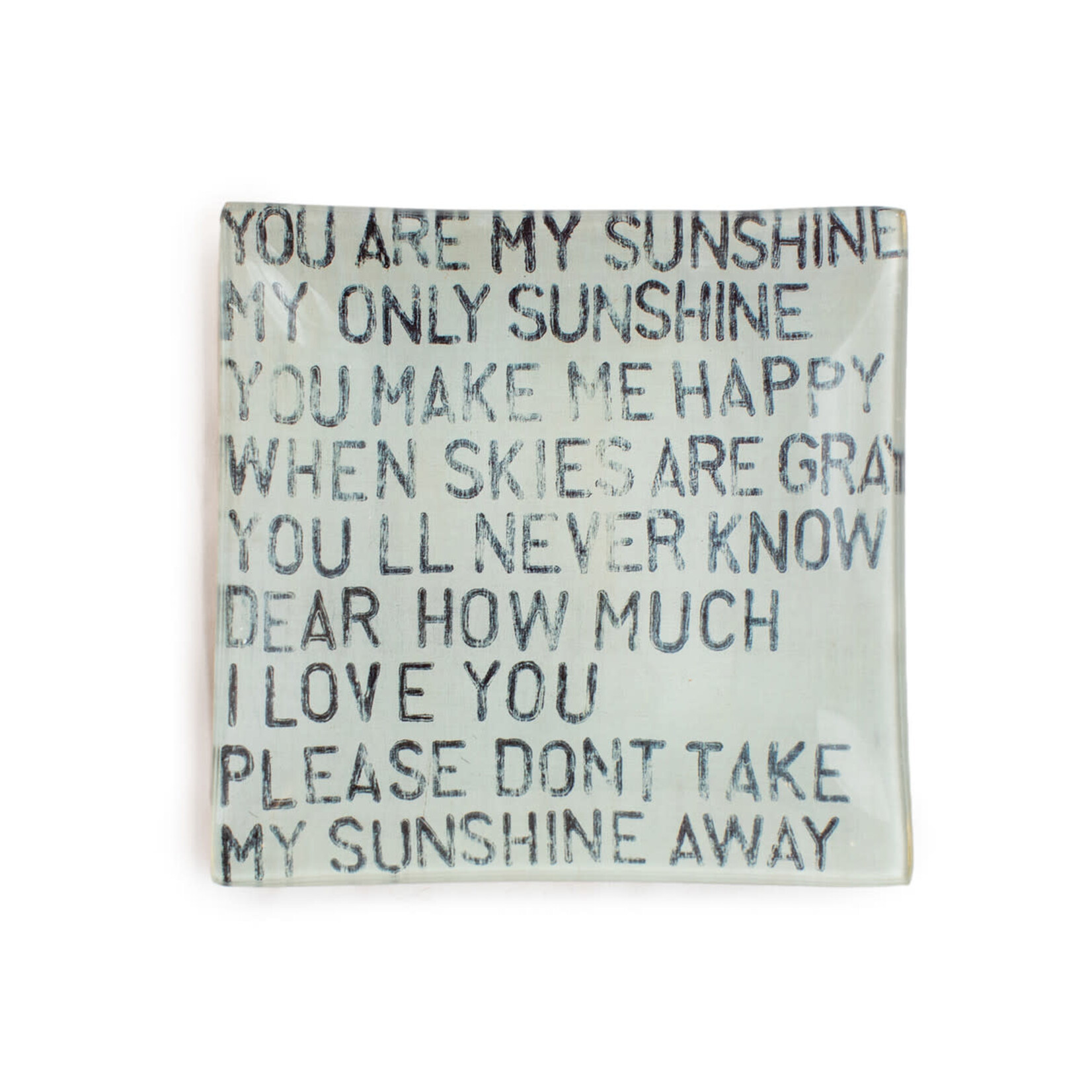 SugarBoo Square Decoupage Plate